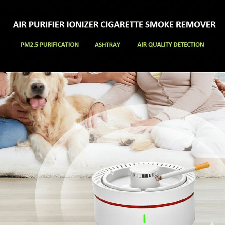 Rechargeable Ashtray Cigarette Smoke Remover Std 1 each