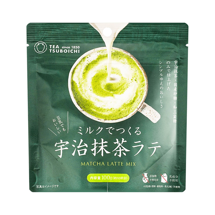 日本TSUBOICHI 宇治抹茶拿铁冲饮粉