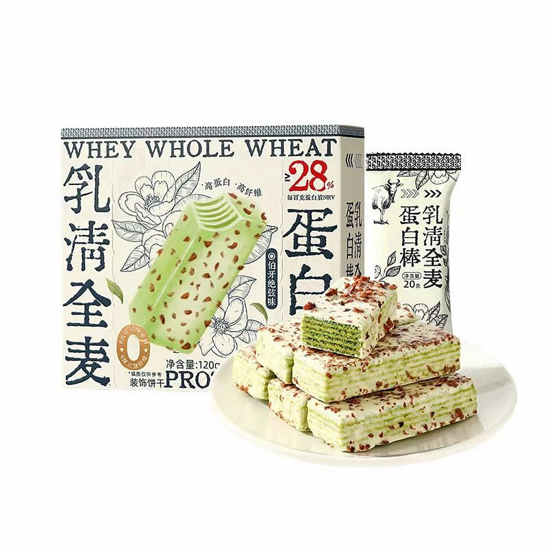 Weight Loss Meal Replacement Whey Protein Bar Weihua Biscuit Energy Bar 120g 1 box