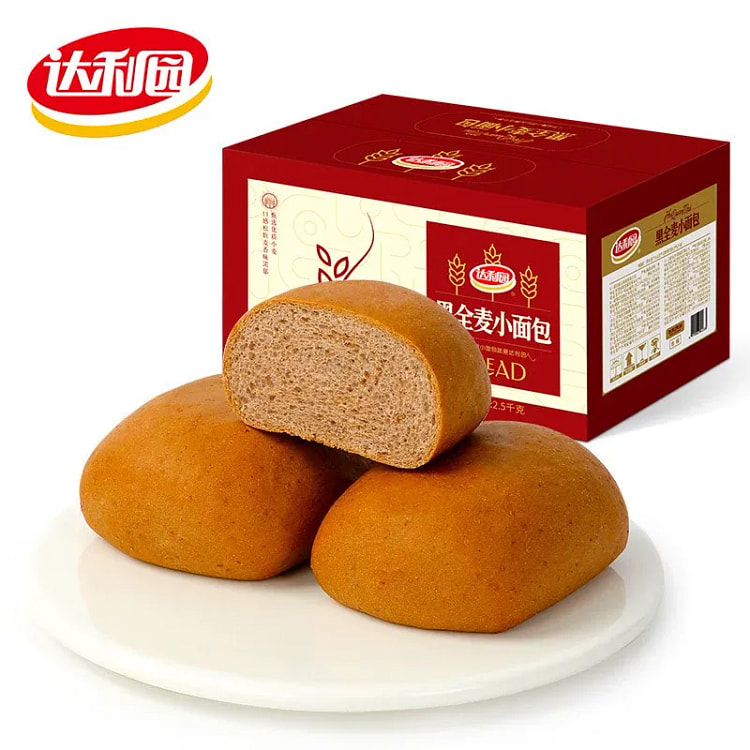 Daliyuan Black Whole Wheat Rolls 250g 250 g