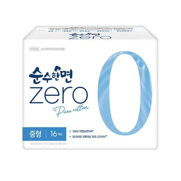 Soonsoohanmyeon 零棉卫生巾 中号 16 个