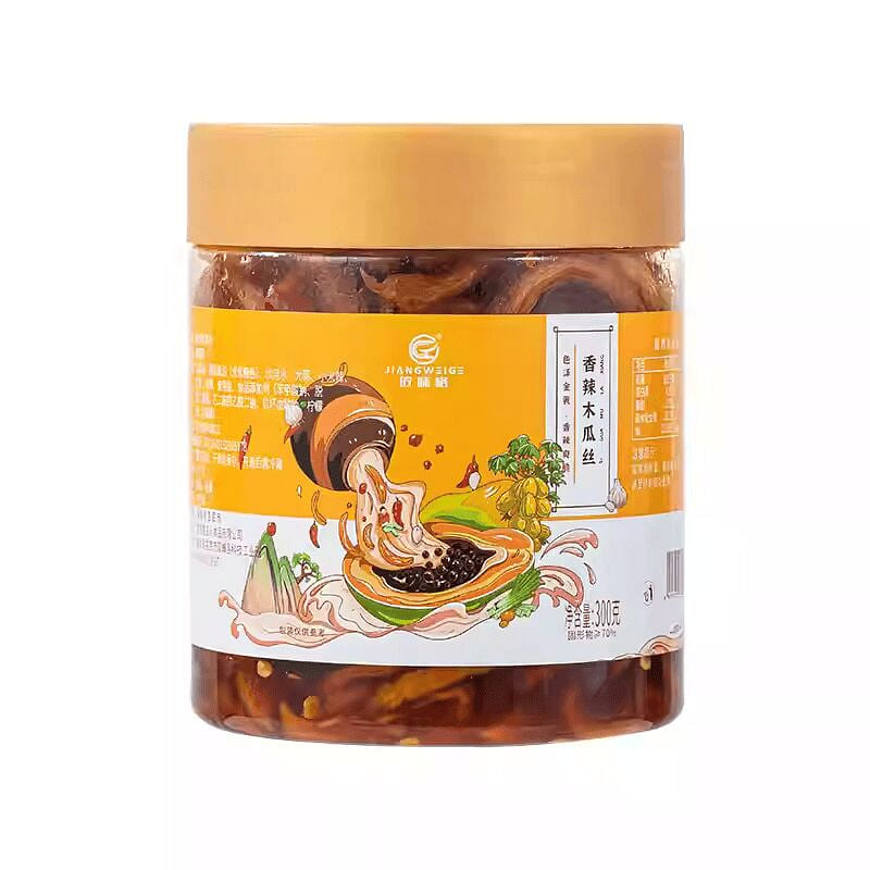 彦旺香辣木瓜丝300g*1瓶 300 克