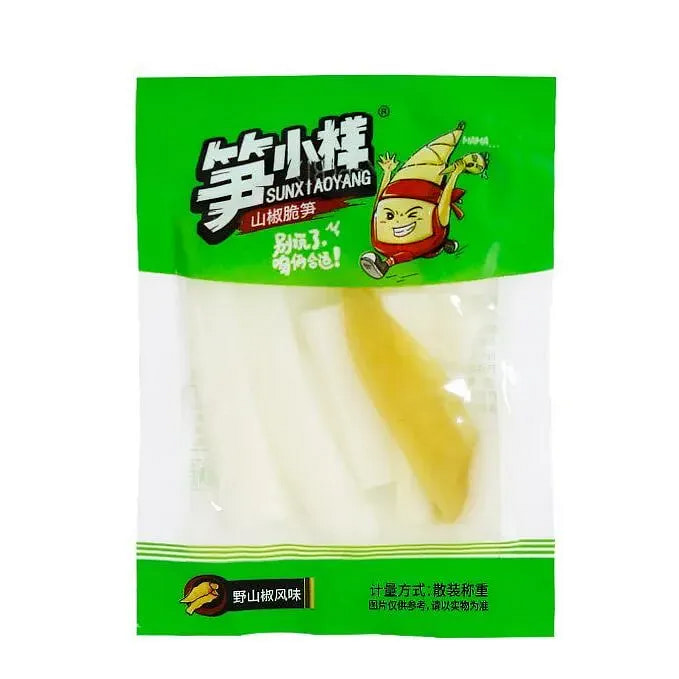 笋小样山椒脆笋竹笋片小包装即食小吃21g×10袋 210 克