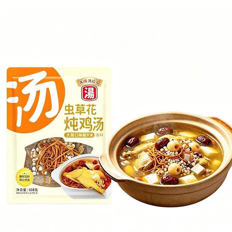 Cordyceps Flower Chicken Soup Seasoning Pack 108 g