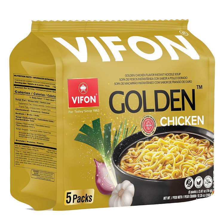 VIFON 金鸡风味面 5包 2.47 盎司
