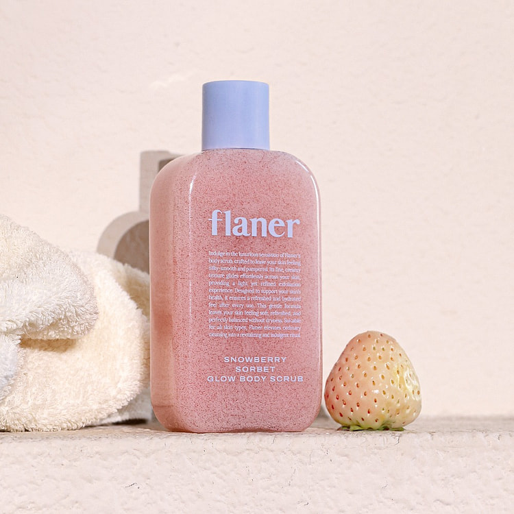 Flaner Snowberry Sorbet Glow Body Scrub 200g 1 box