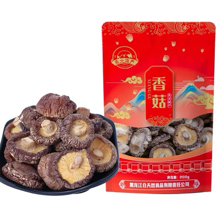 邹有才 东北椴木小香菇干货200g*1袋