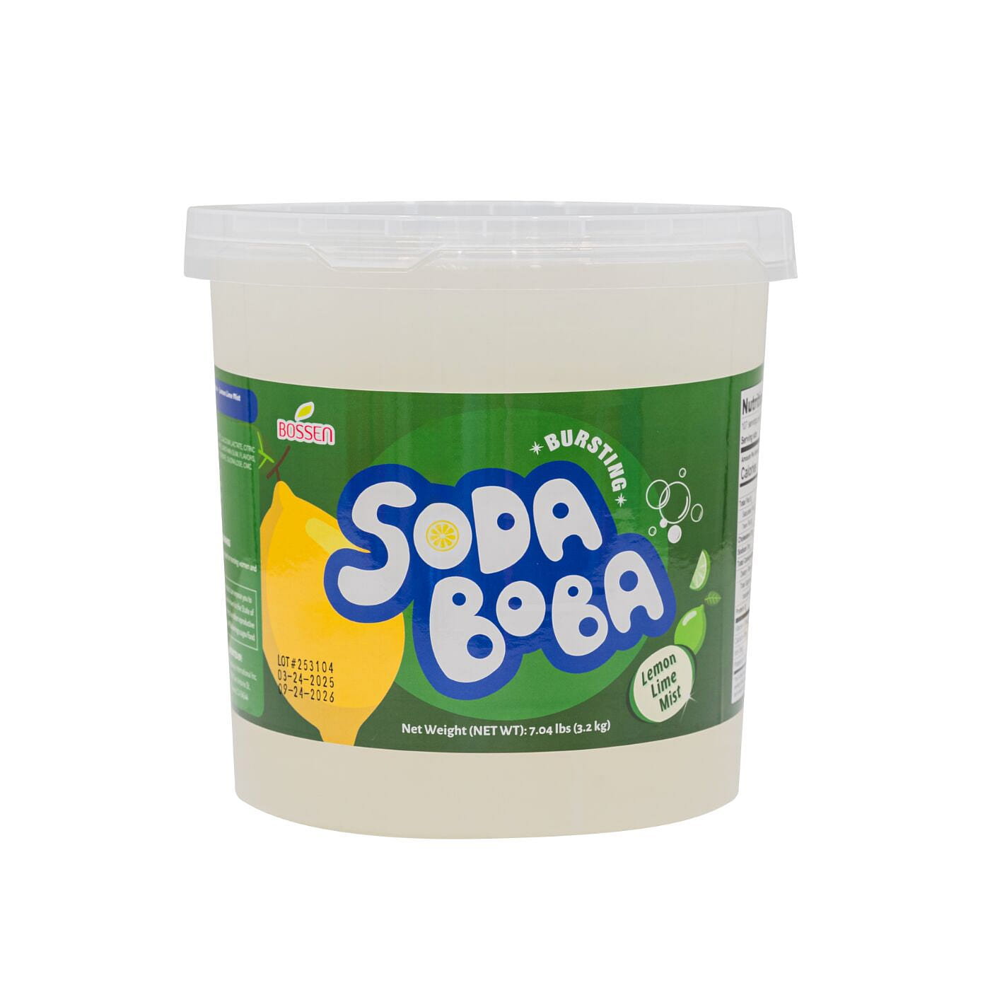Lemon Lime Mist Soda Bursting Boba 7.04 lb