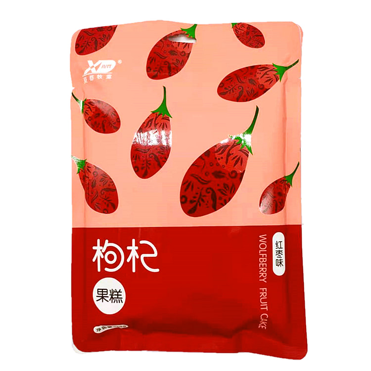 青藏特产宁夏枸杞果糕青海零食红枣味180g*1袋