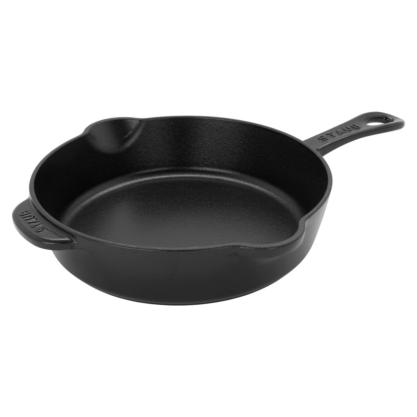 STAUB Cast Iron Traditional Deep Skillet 8.5-inch, Black 1 ส่วน