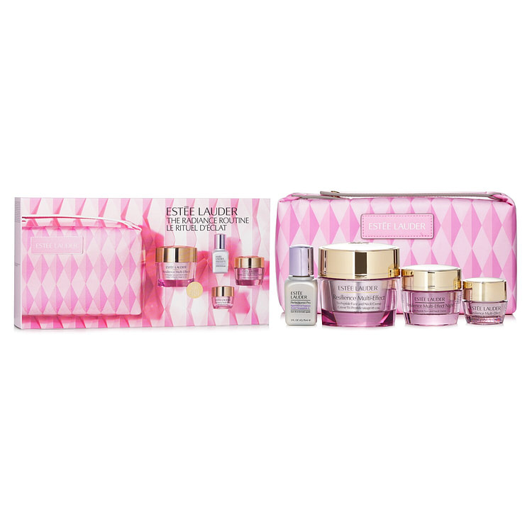 Estee Lauder Resilience Multi Effect Set:  4pcs+1bag