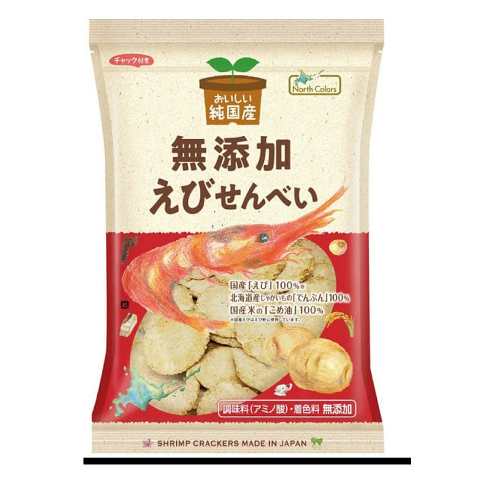 North Colors Pure Domestic Shrimp Crackers 65g 65 g