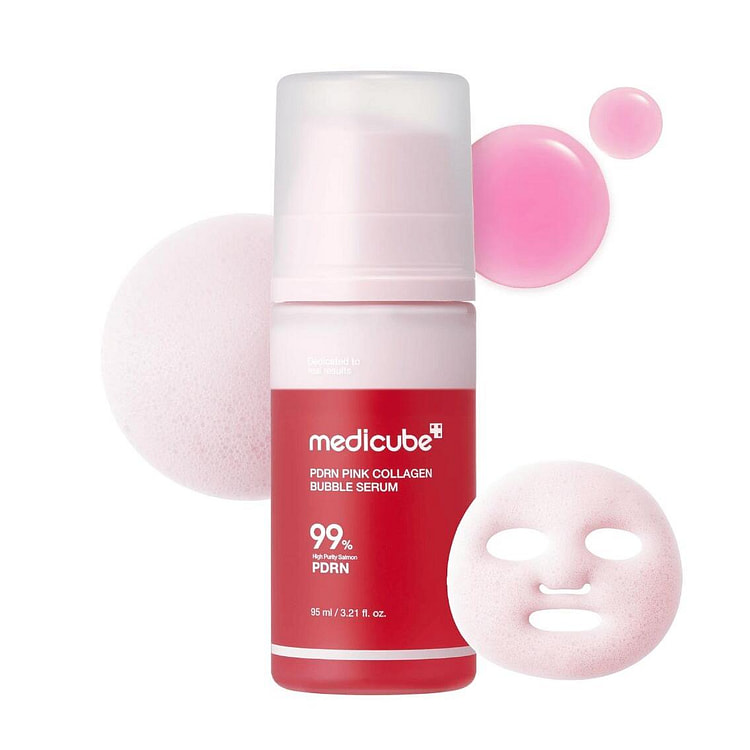 Medicube PDRN Pink Collagen Bubble Serum 95ml 1 each