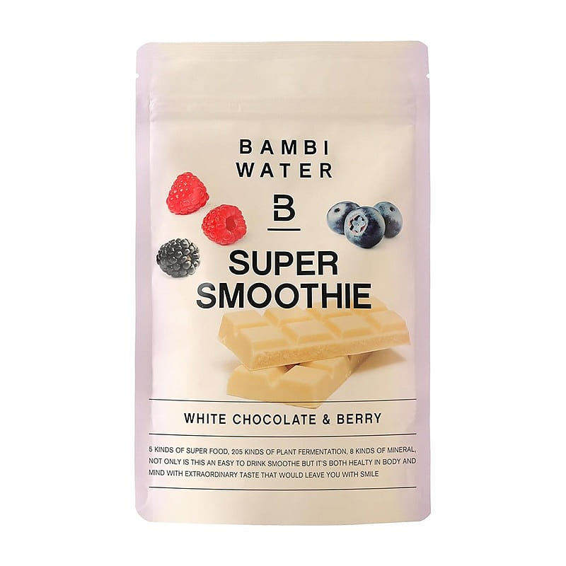 BAMBI WATER SUPER SMOOTHIE WHITE CHOCOLATE 200g 1 each