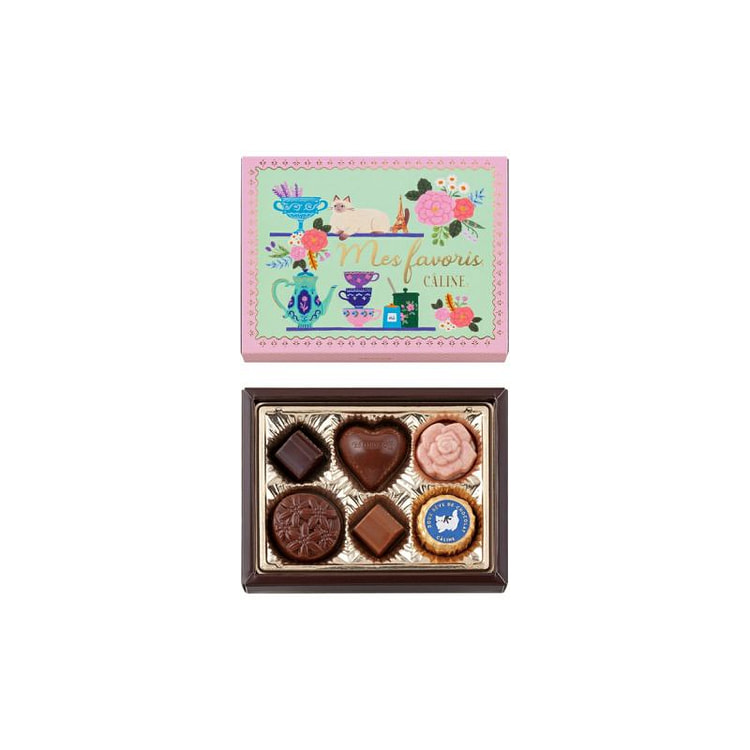 Morozoff Karine Floral Valentine Chocolate 6 Pcs
