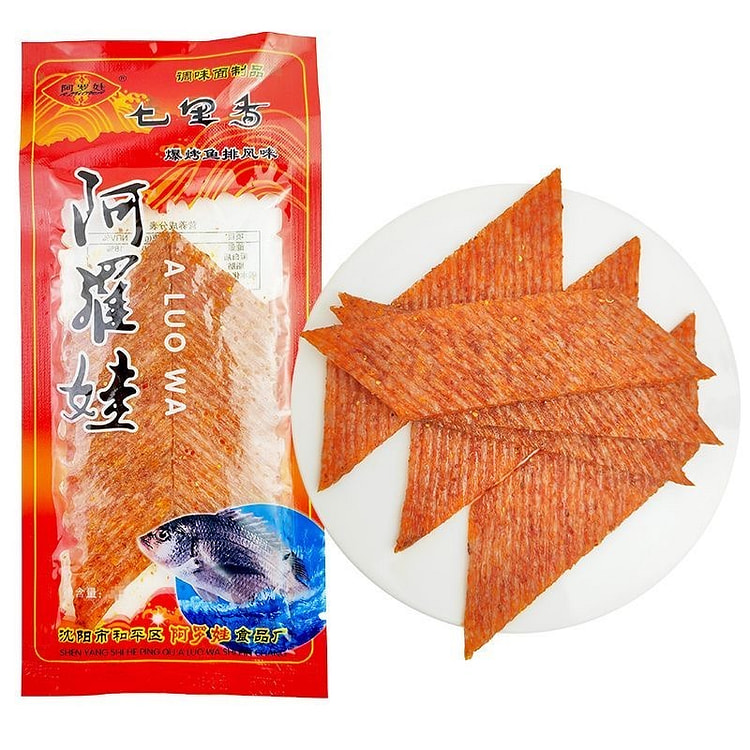 阿罗娃 七里香爆烤鱼排儿时风味辣片 调味面制品辣条 1 份