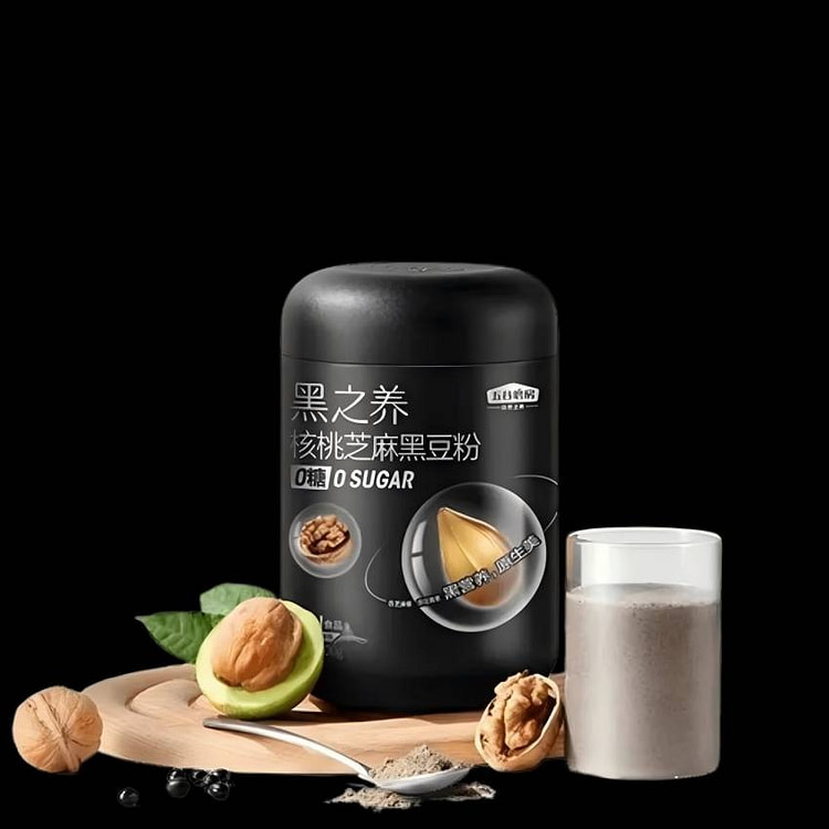Grain mill sugar-free walnut sesame black bean powder Black sesame paste nu