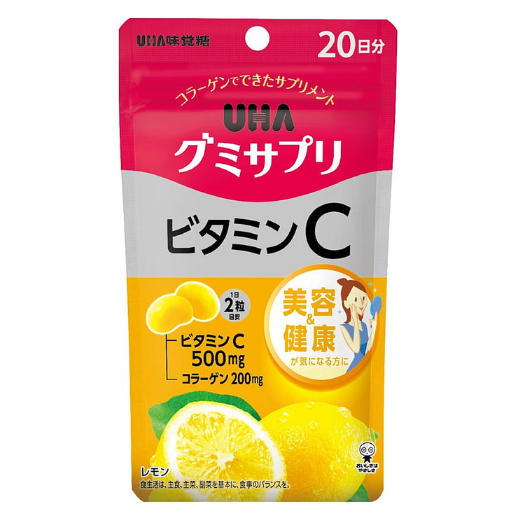 日本  UHA 悠哈味覚糖 补充 胶原蛋白 VC 1 份