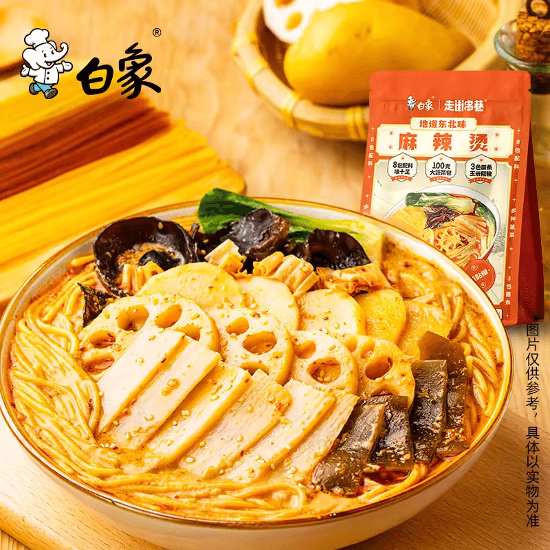 白象正宗东北麻辣烫 速食 麻辣烫 632 克