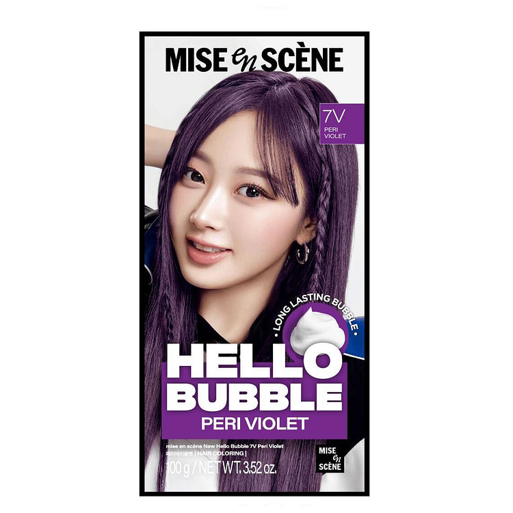 Hello Bubble 紫色染发剂 7V 1 份