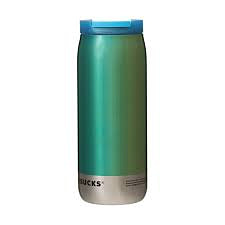 星巴克 罐形不锈钢瓶 亮绿渐变 355ml