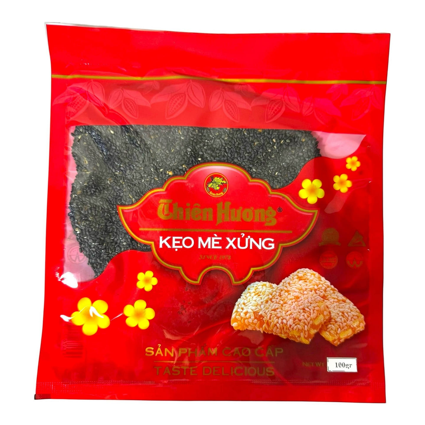 Thien Huong Sesame Peanut Brittle Keo Me Xung 100 g