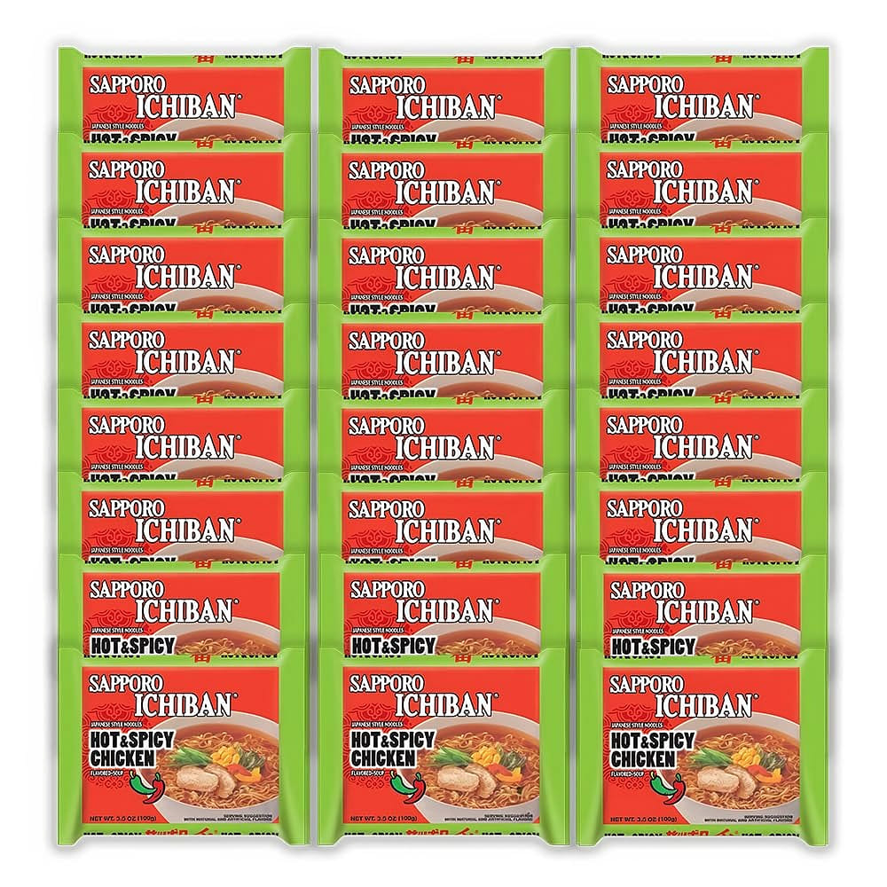 Sapporo Ichiban Hot and Spicy Chicken Ramen /24 PK 1 case*24 pack