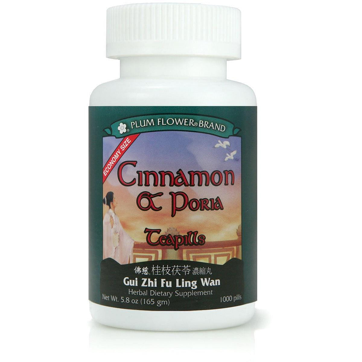 Cinnamon Poria Teapills- economy size Gui Zhi Fu Ling Wan 1 each