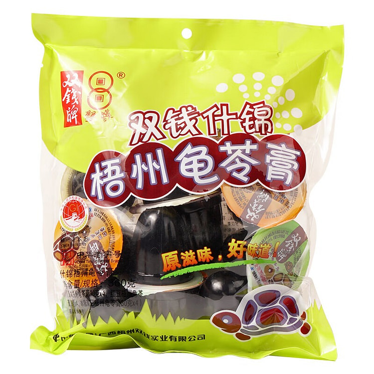 双钱牌 梧州什锦龟苓膏啫喱杯 休闲解馋零食 360 克