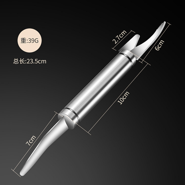 Stainless steel shrimp opener 39g*1