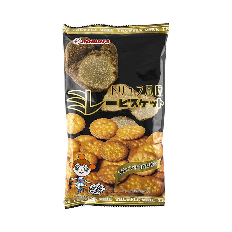 NOMURA野村 天日盐煎豆小圆饼 黑松露味
