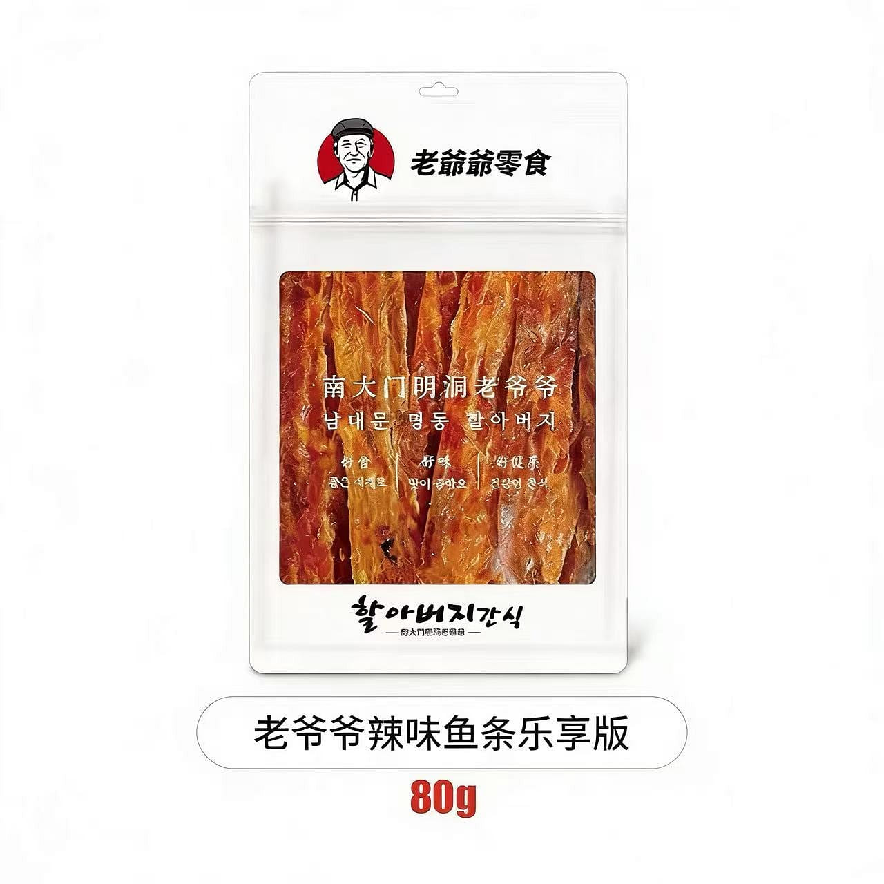 South Gate Myeongdong Grandpa Spicy Fish Strips80g 80 g