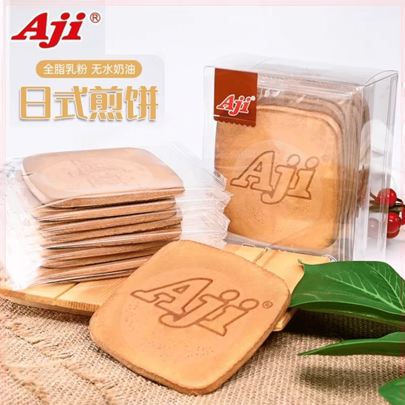 Aji Japanese pancake 120g casual snack, egg breakfast biscuits 120 g