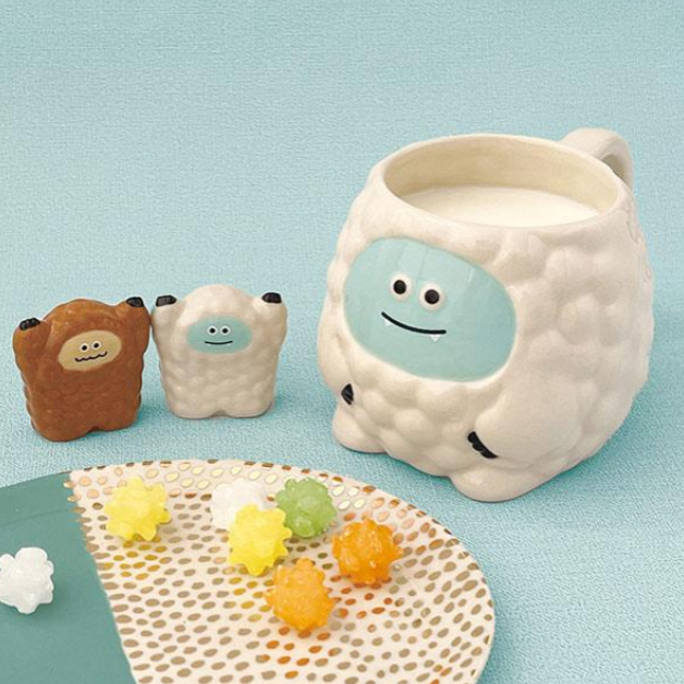 Decole Monster Mug/Spoon(Gift Box) White Mug 1 count