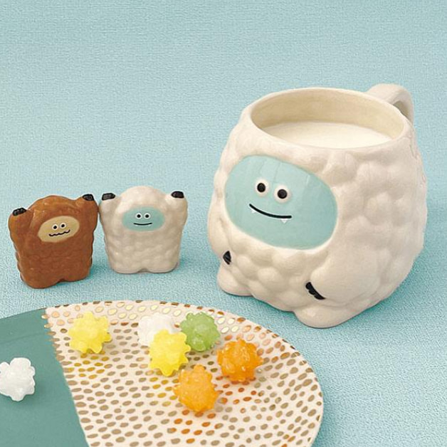 Decole Monster Mug/Spoon(Gift Box) White Mug