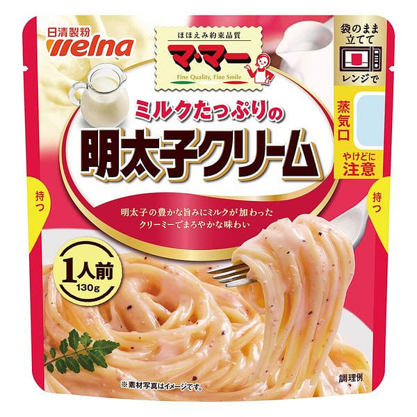 Nissin Wellna Ma-Ma Milk-Rich Mentaiko Cream Pasta 130 g