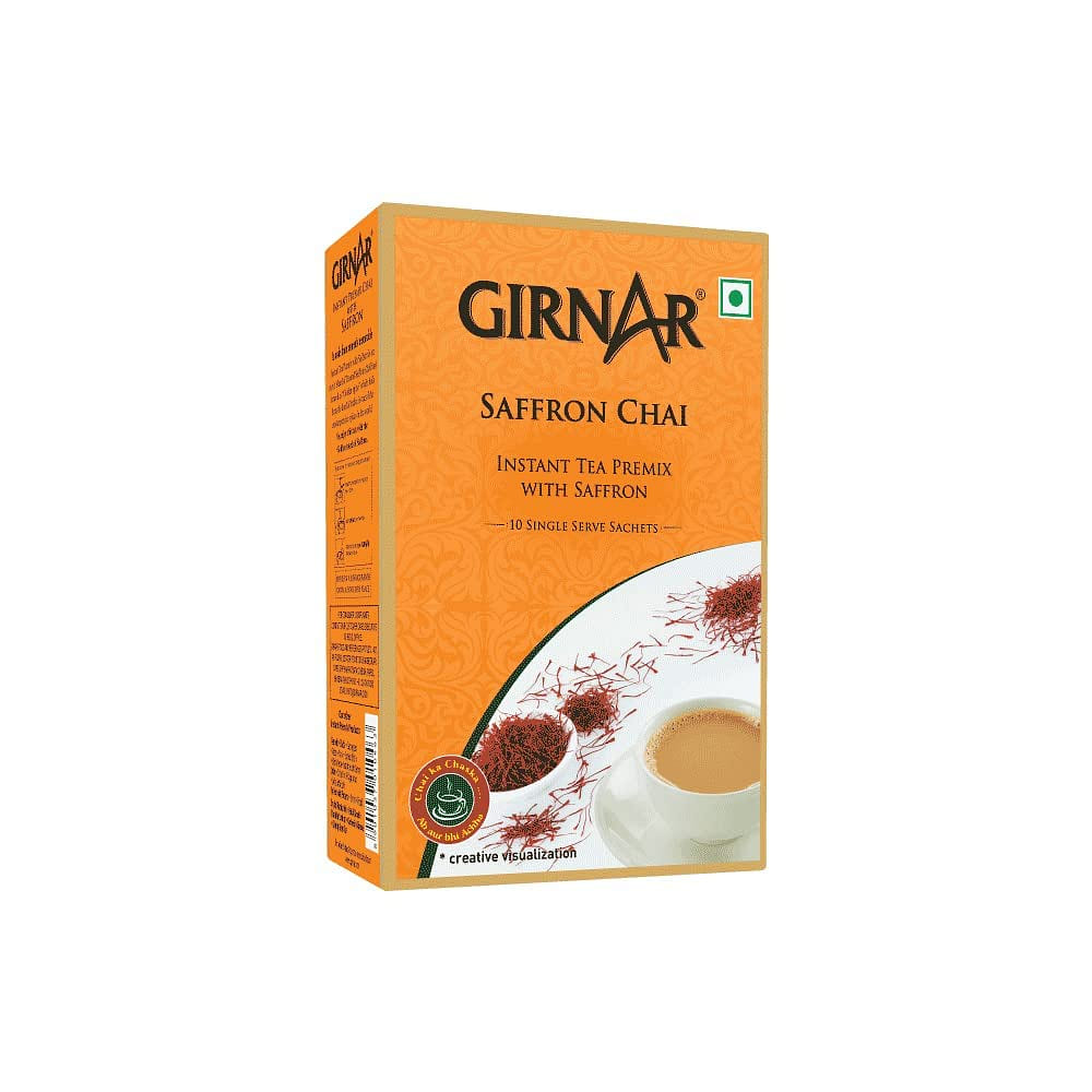 Girnar Saffron Tea Premix (10 Sachets) 1 each