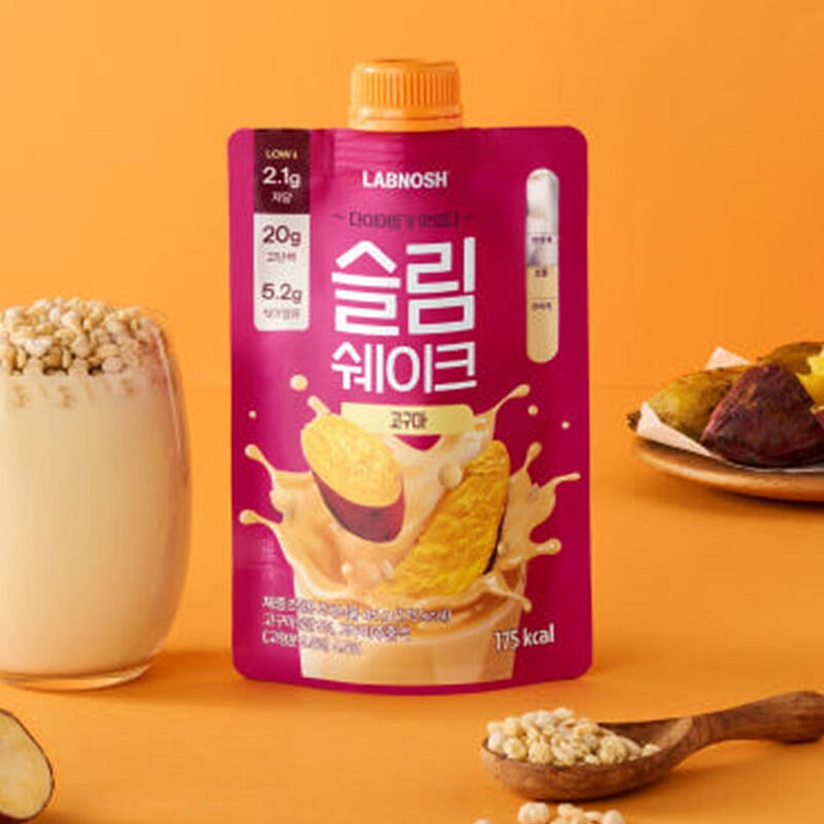LABNOSH代餐奶昔高蛋白质饱腹代餐地瓜味1包