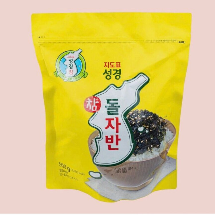 Korean Sung Gyung Dried Roasted Seaweed Flake 500g