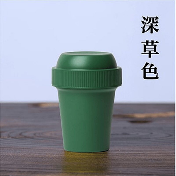 日本直邮 加賀山中塗  抹茶专用摇摇杯 (深绿色) 1 个