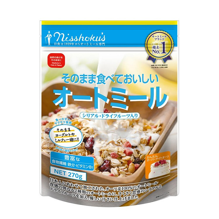 日食 即食水果燕麦片 270g