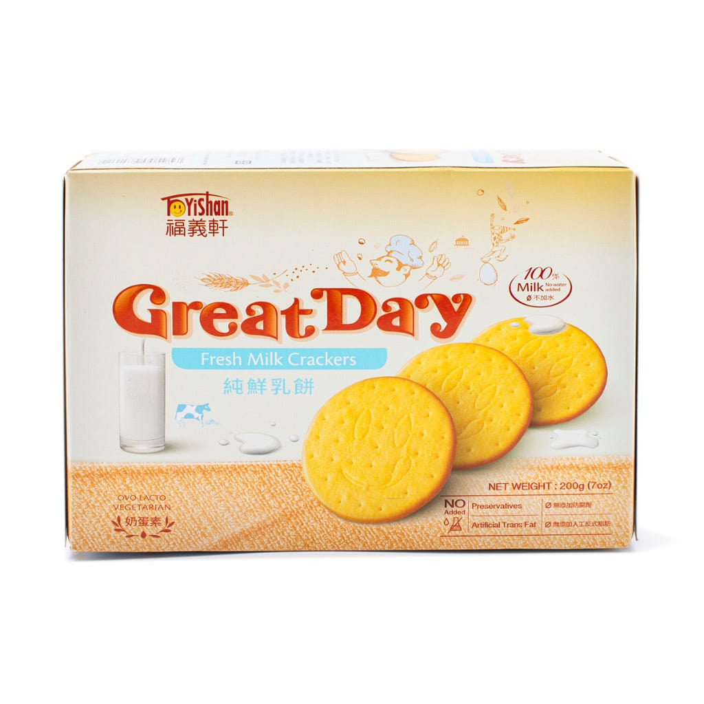 FoYiShan Fresh Milk Crackers 200 g