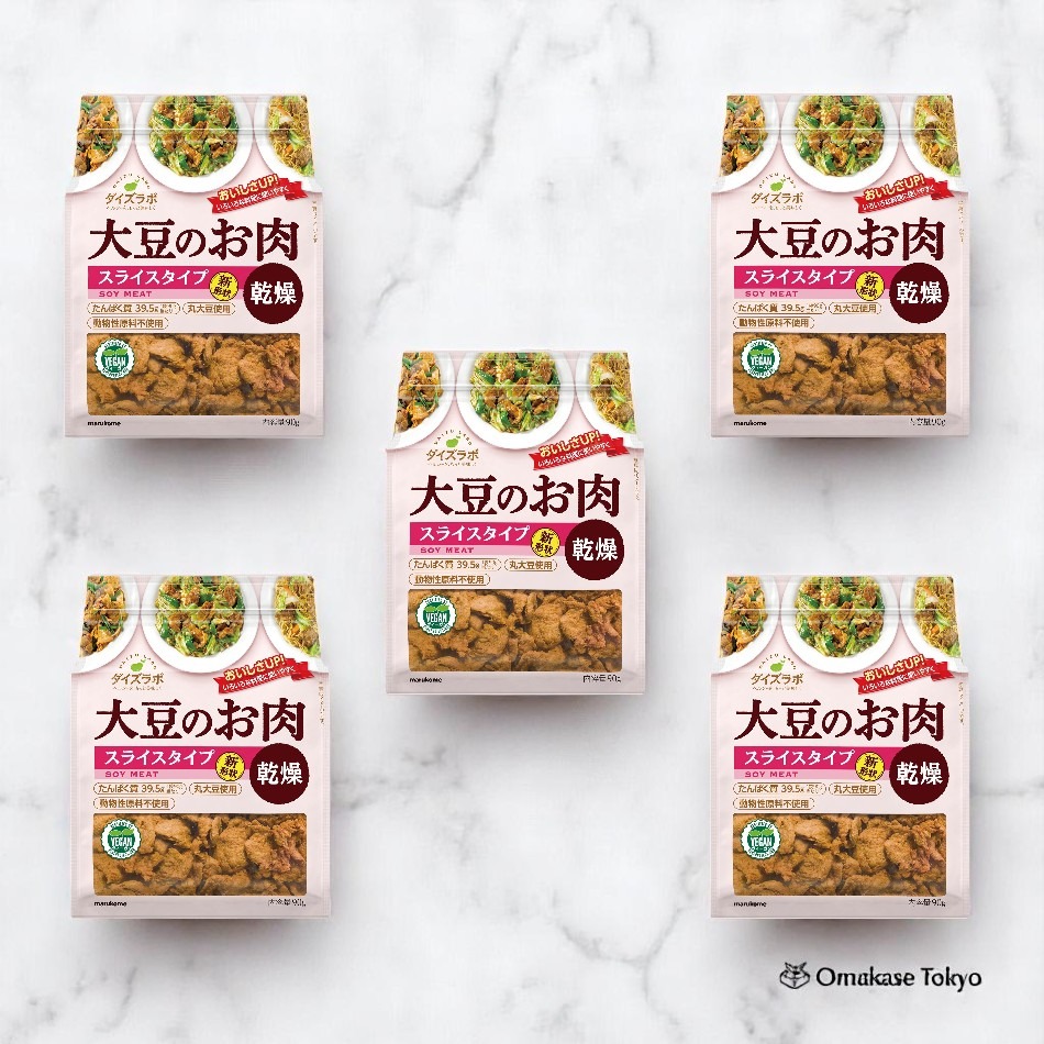 Marukome Dried Round Soy Meat 5 Packs 530 グラム