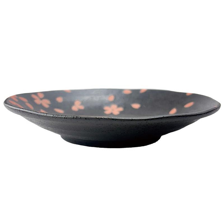 DAISO Plate black 1pcs