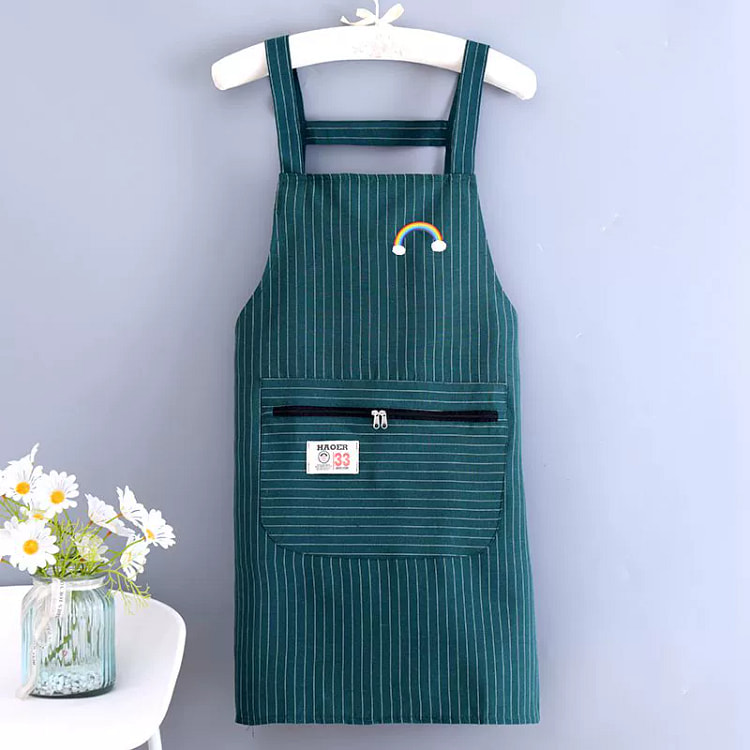 Cotton bib apron