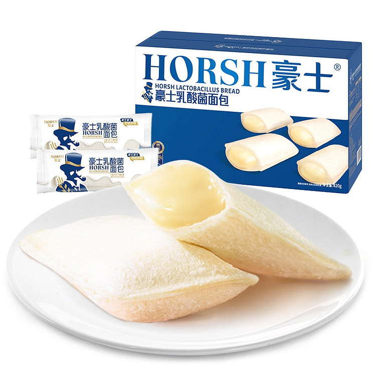 豪士乳酸菌夹心面包营养早餐蛋糕健康零食品420g 420 克
