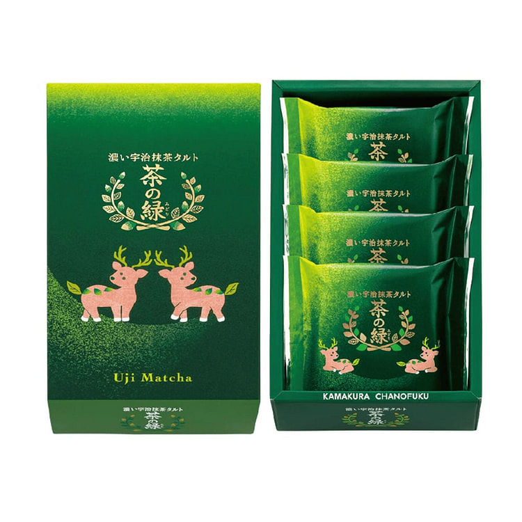 茶之福 流心抹茶蛋挞 4枚入 1 盒