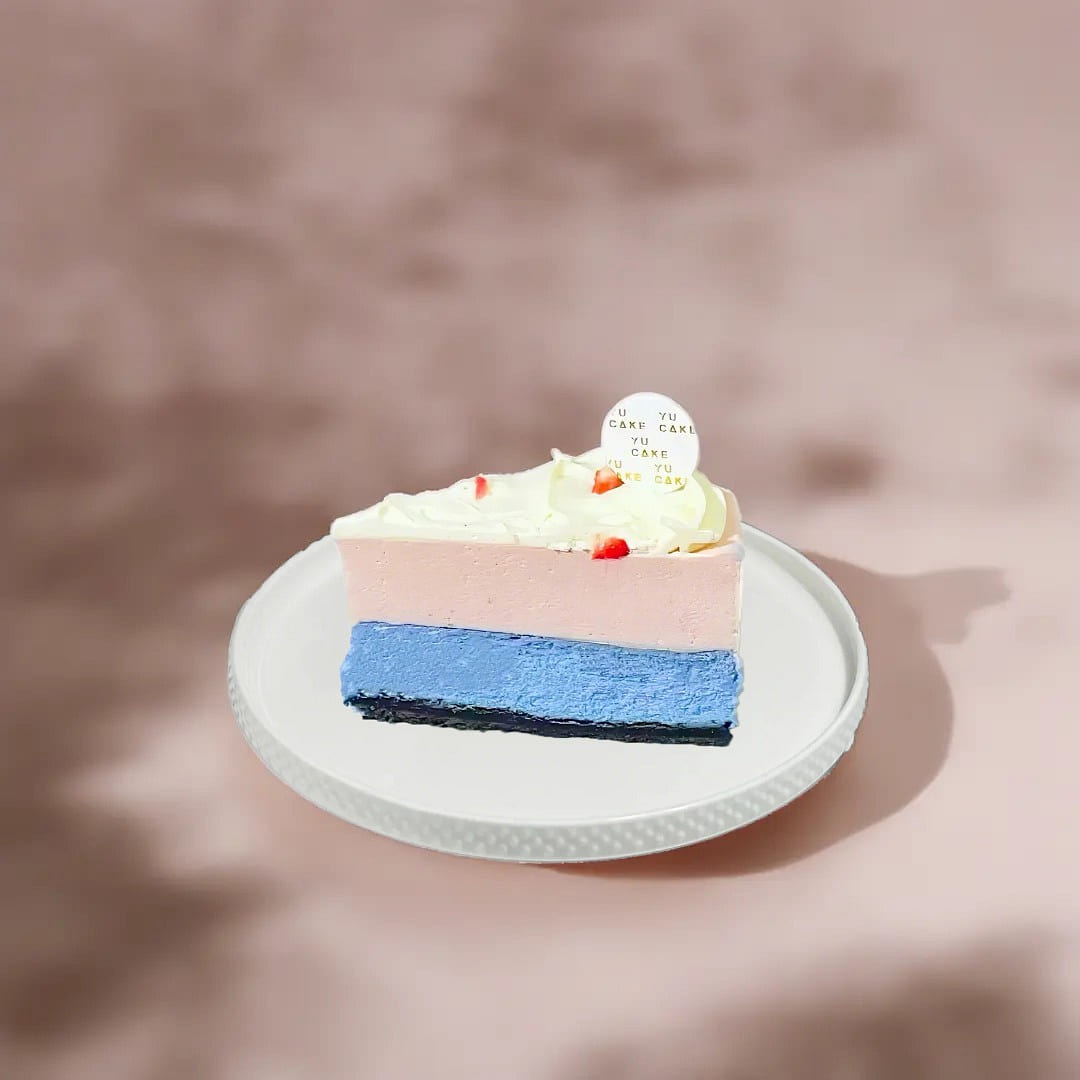 Tarta de queso con arándanos y hielo 1 unidad