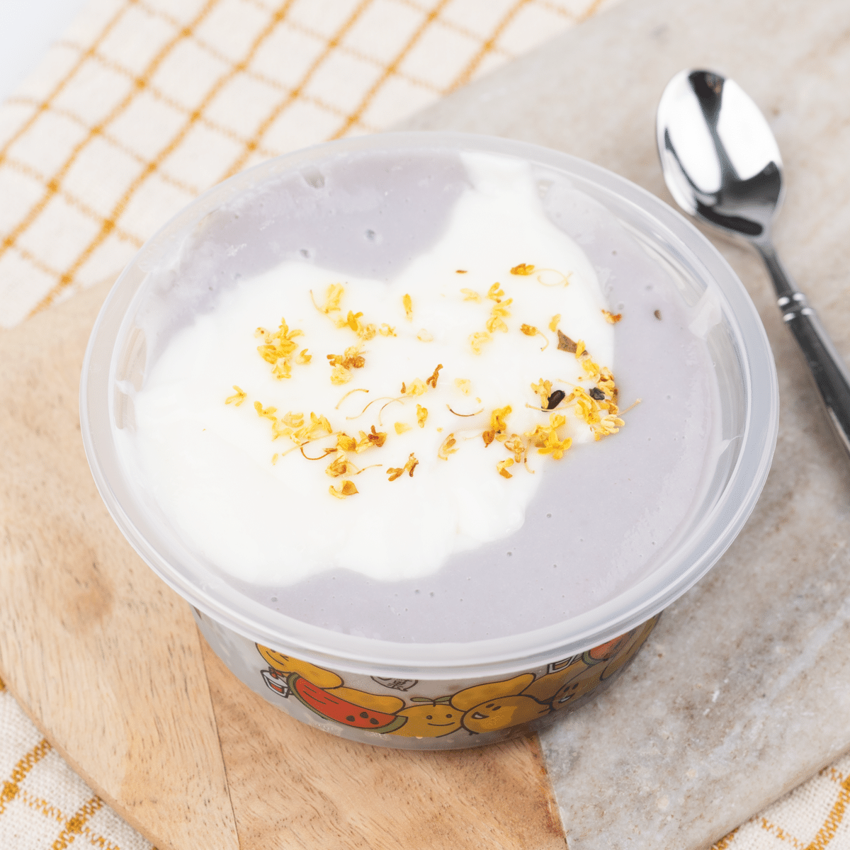 Purple Sweet Potato Osmanthus Rice Mochi 8 oz