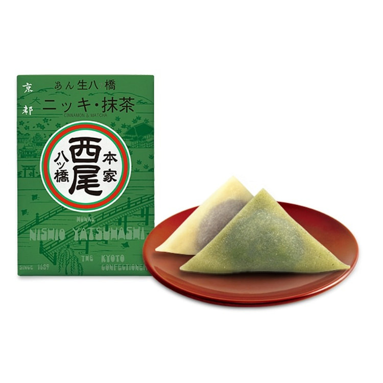 本家西尾八桥 抹茶八桥*5+红豆八桥*5